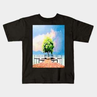 tree landscape Kids T-Shirt